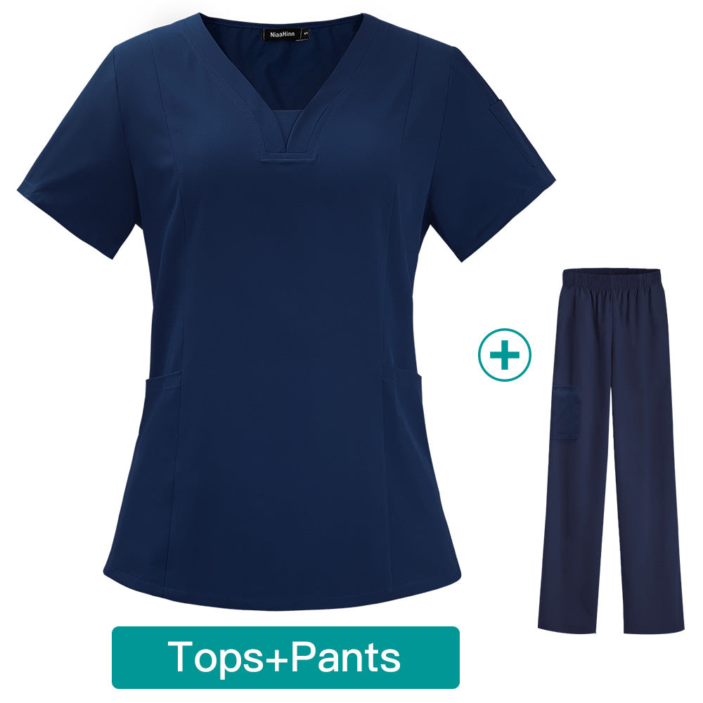 Gown Female Stomatologist Work Clothes Sleeve Male Hand Uniform