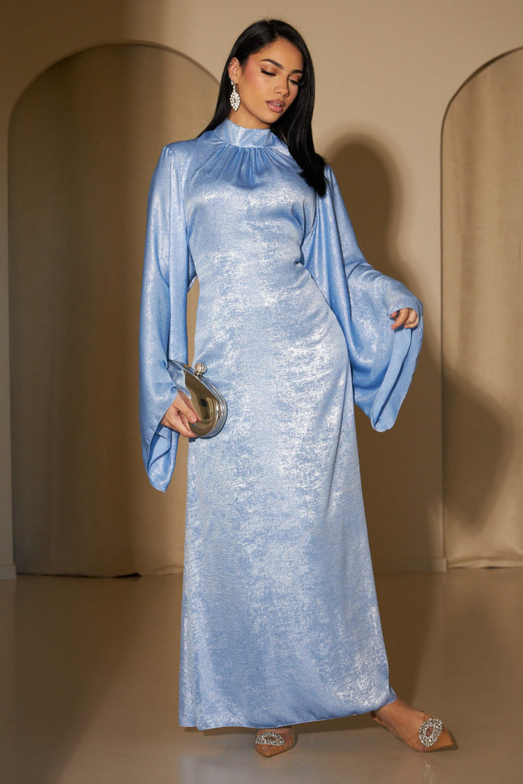 Creative Fashion Stitching Turkish Elegant Dress Clothing