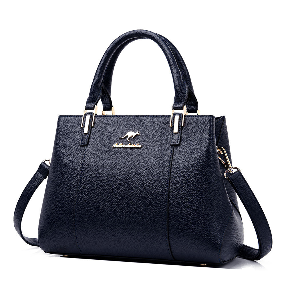 Women's Real Soft Leather Large Capacity Mom Bags
