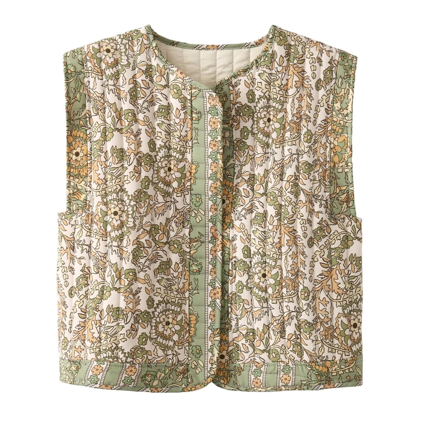 Women's Beautiful Street Fashion Printed Female Vests