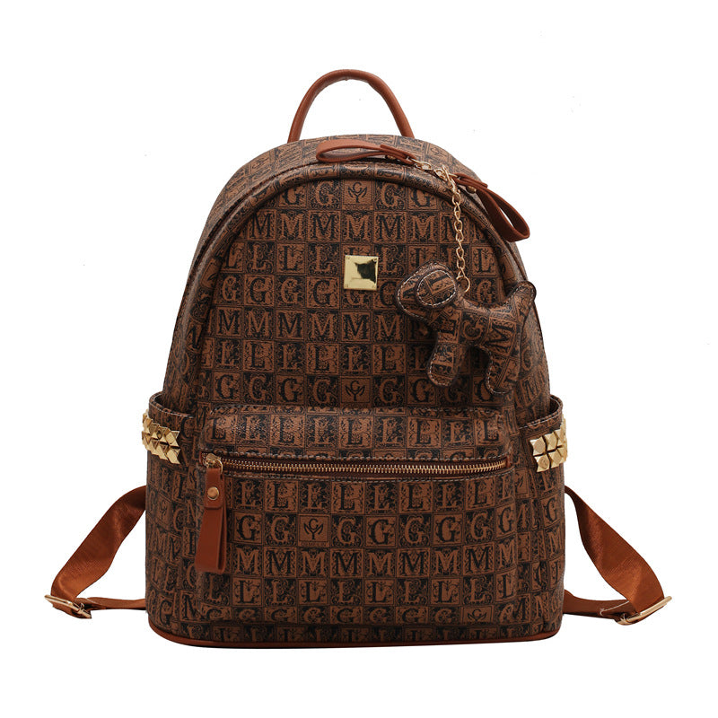 Women's Large Capacity Fashion Versatile Printing Backpacks