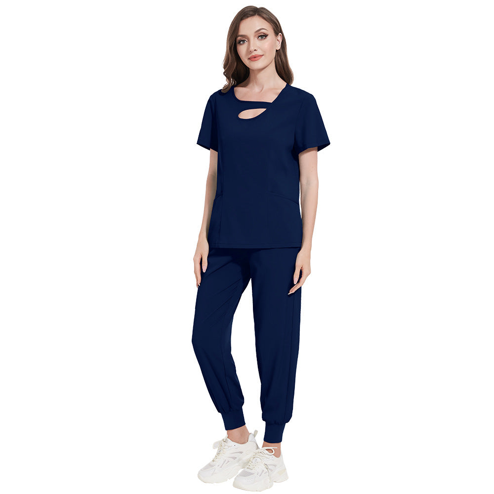 Frosted Doctor Nurse Nursing Home Beauty Salon Work Uniform