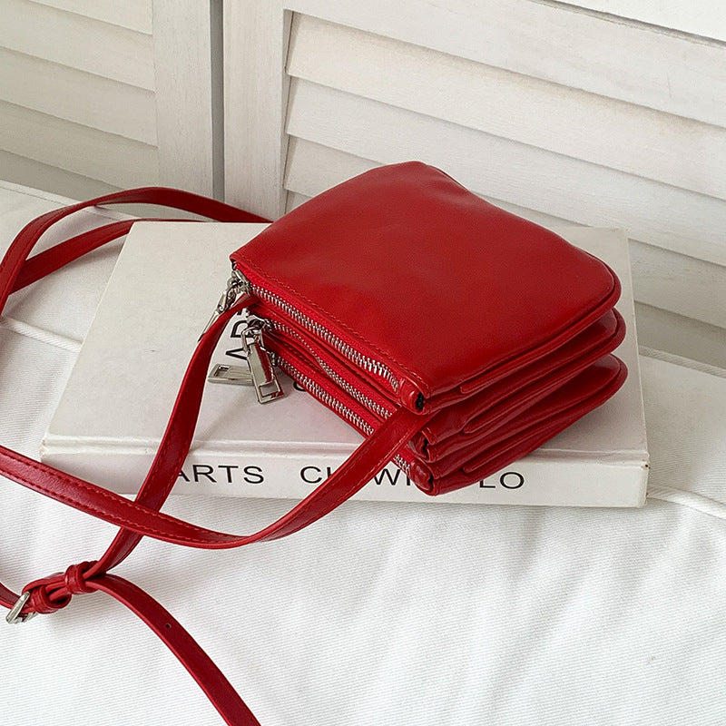 Women's Soft Leather Mini High-grade Summer Korean Crossbody Bags