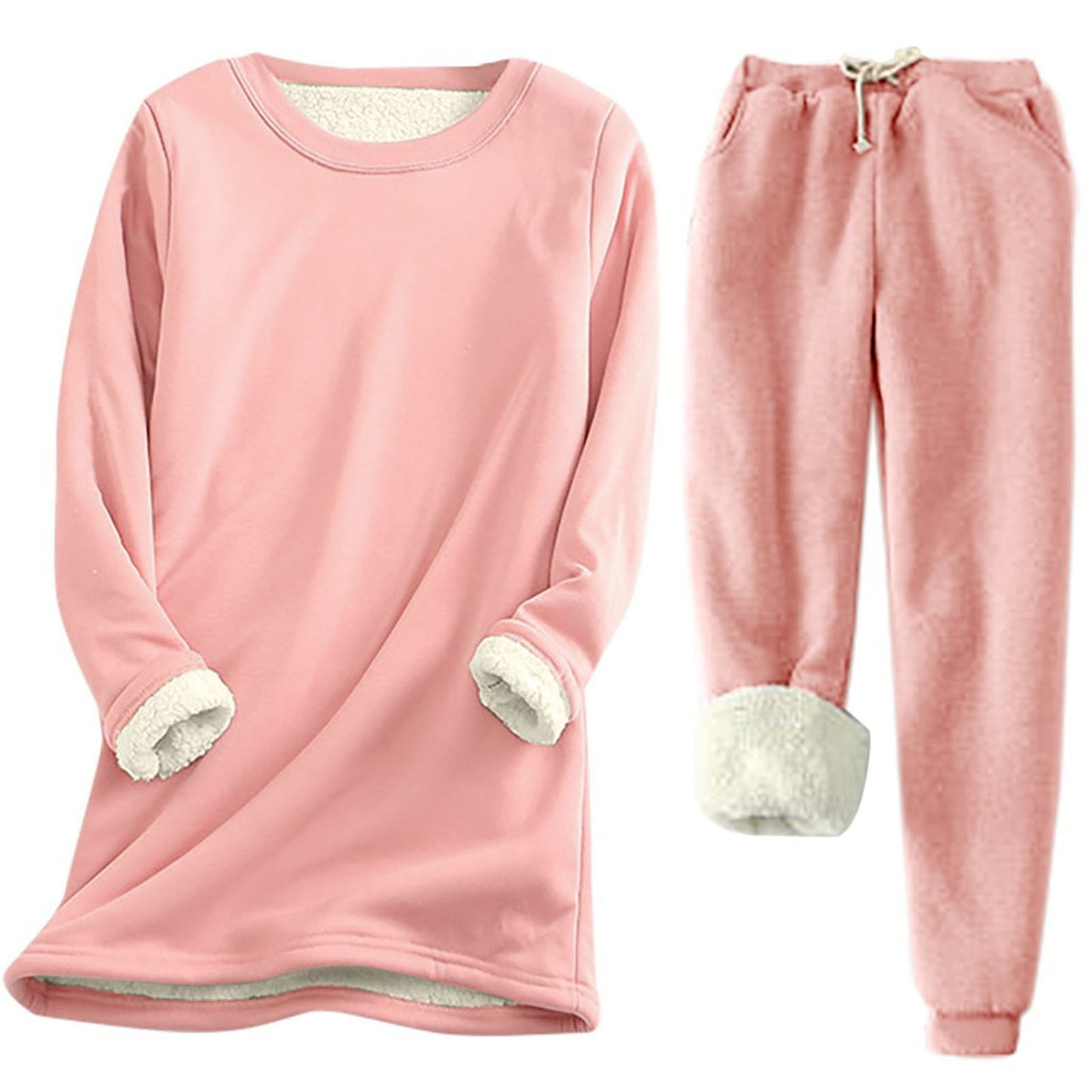 Women's Padded Bottoming Shirt Mid-length Thickened Fleece Plus Size