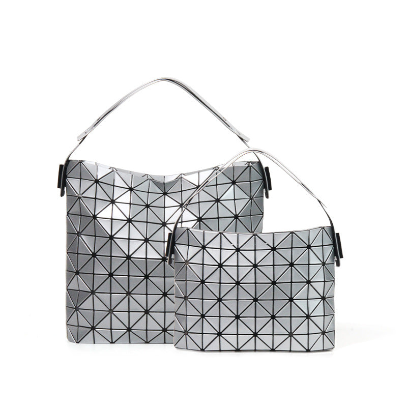 Triangle Underarm Stitching Fashion Geometry Pattern Bags