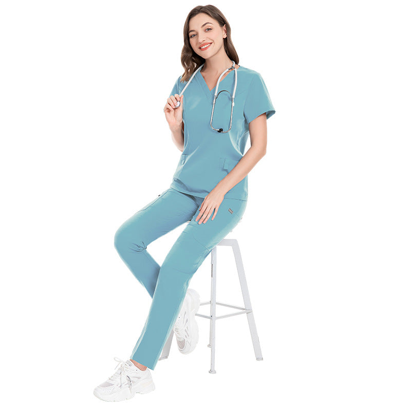 Surgical Gown Sleeve Hospital Dark Blue Uniform