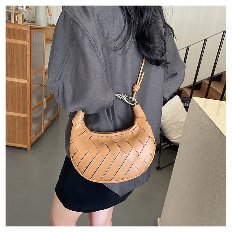 Women's Summer Dinner Rhombus Woven Fashion Personality Handbags