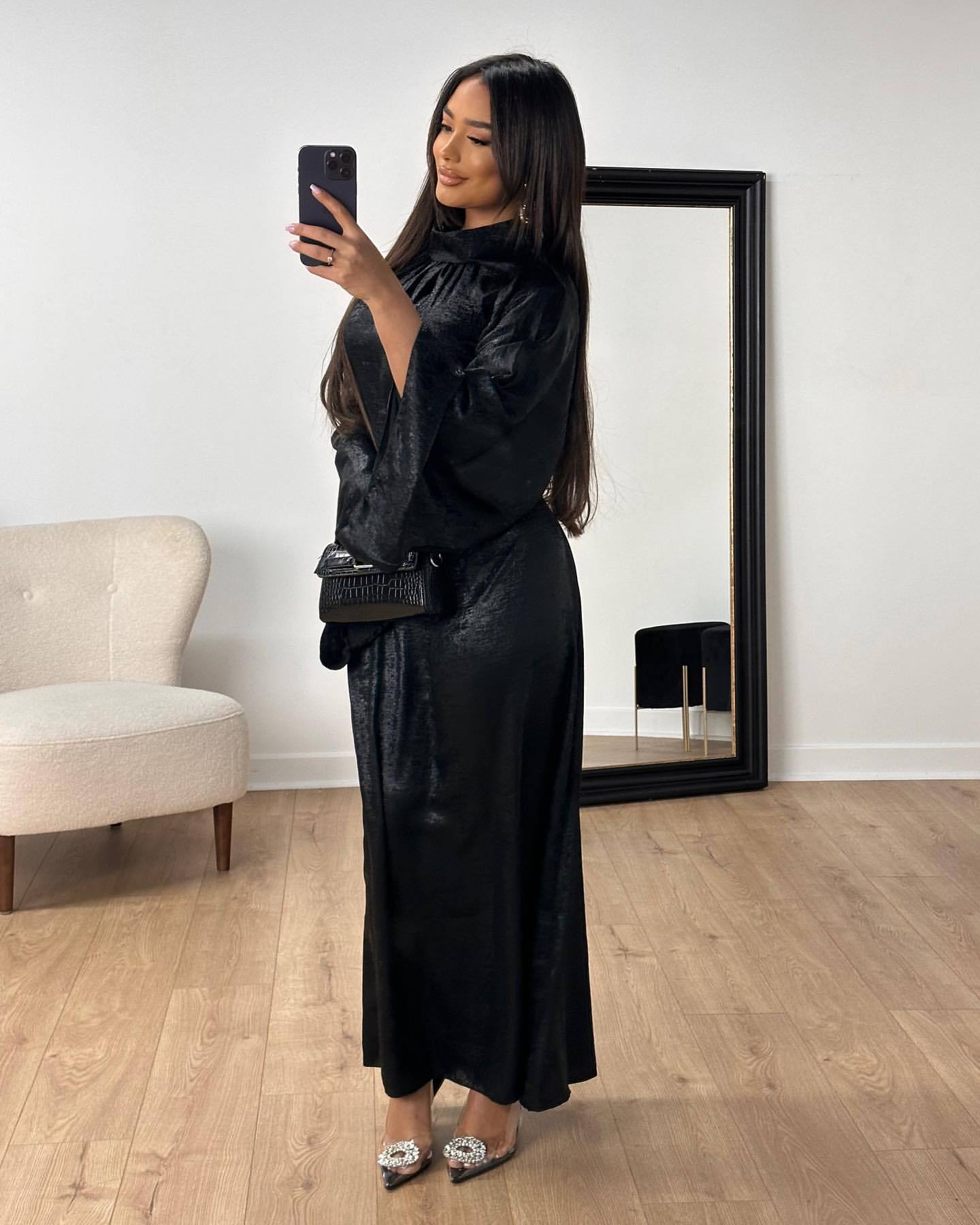 Creative Fashion Stitching Turkish Elegant Dress Clothing