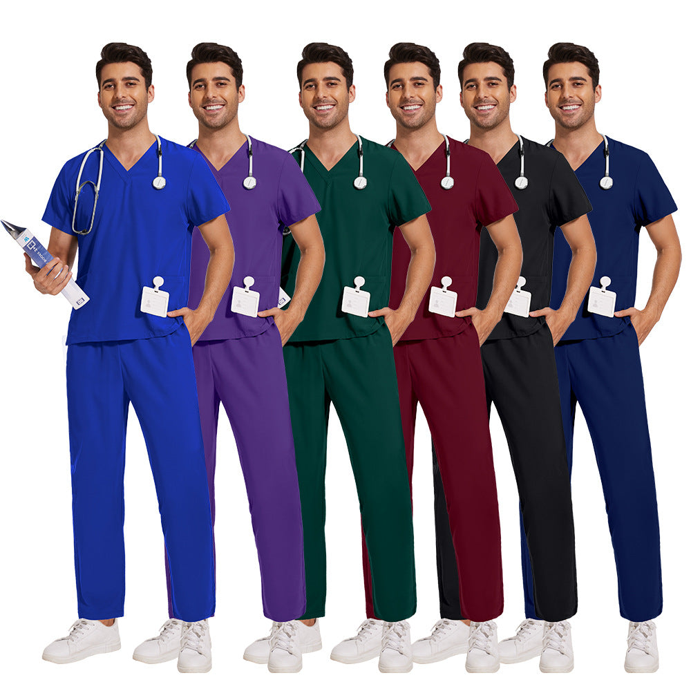 Women's & Men's & Style Solid Color Quick Drying Fabric Thin Uniform