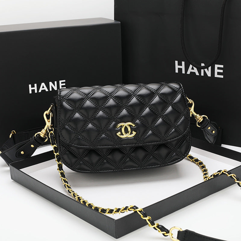 Women's Style Rhombus Chain Western Texture Bags