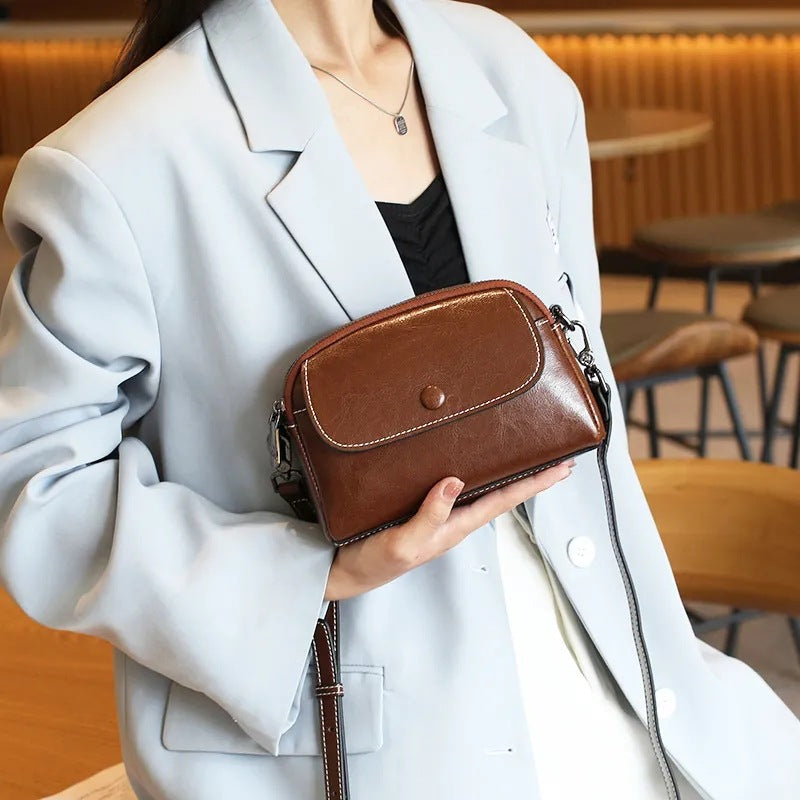 Women's Pretty Fashion Leather Mini One Crossbody Bags
