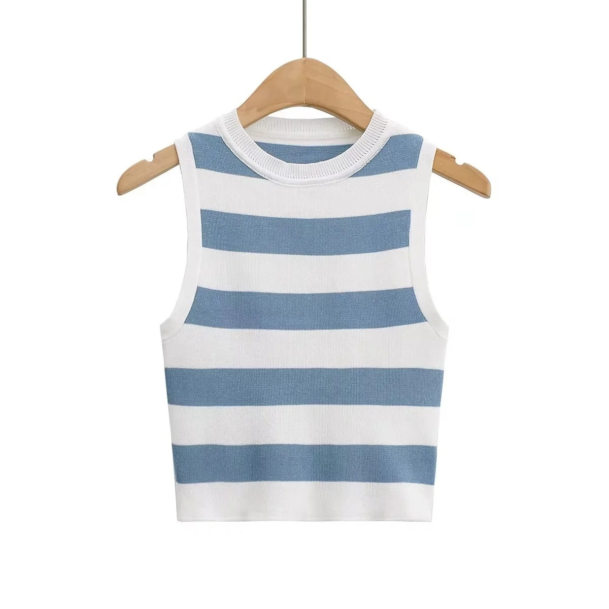 Women's Summer Sleeveless Elastic Knitted For Tops