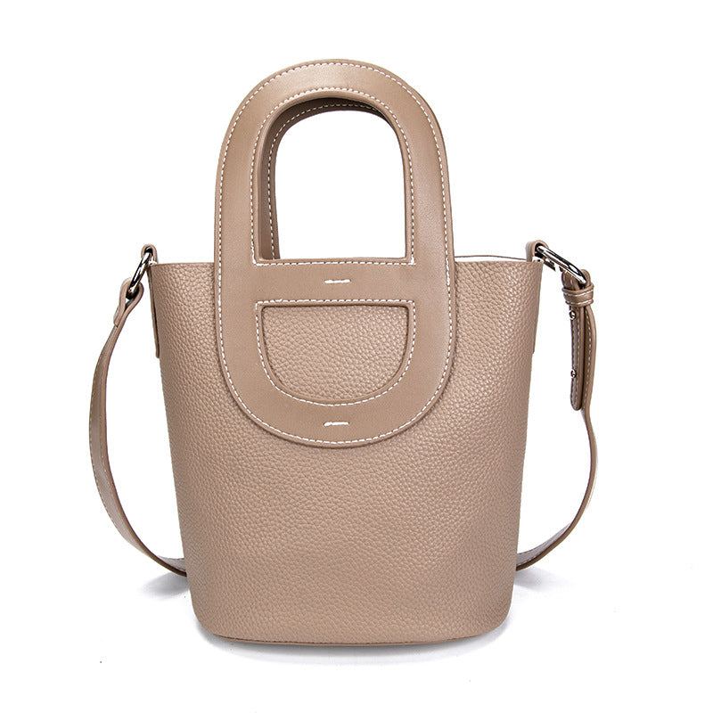 Women's Leather Advanced Texture Pig Nose Vegetable Handbags