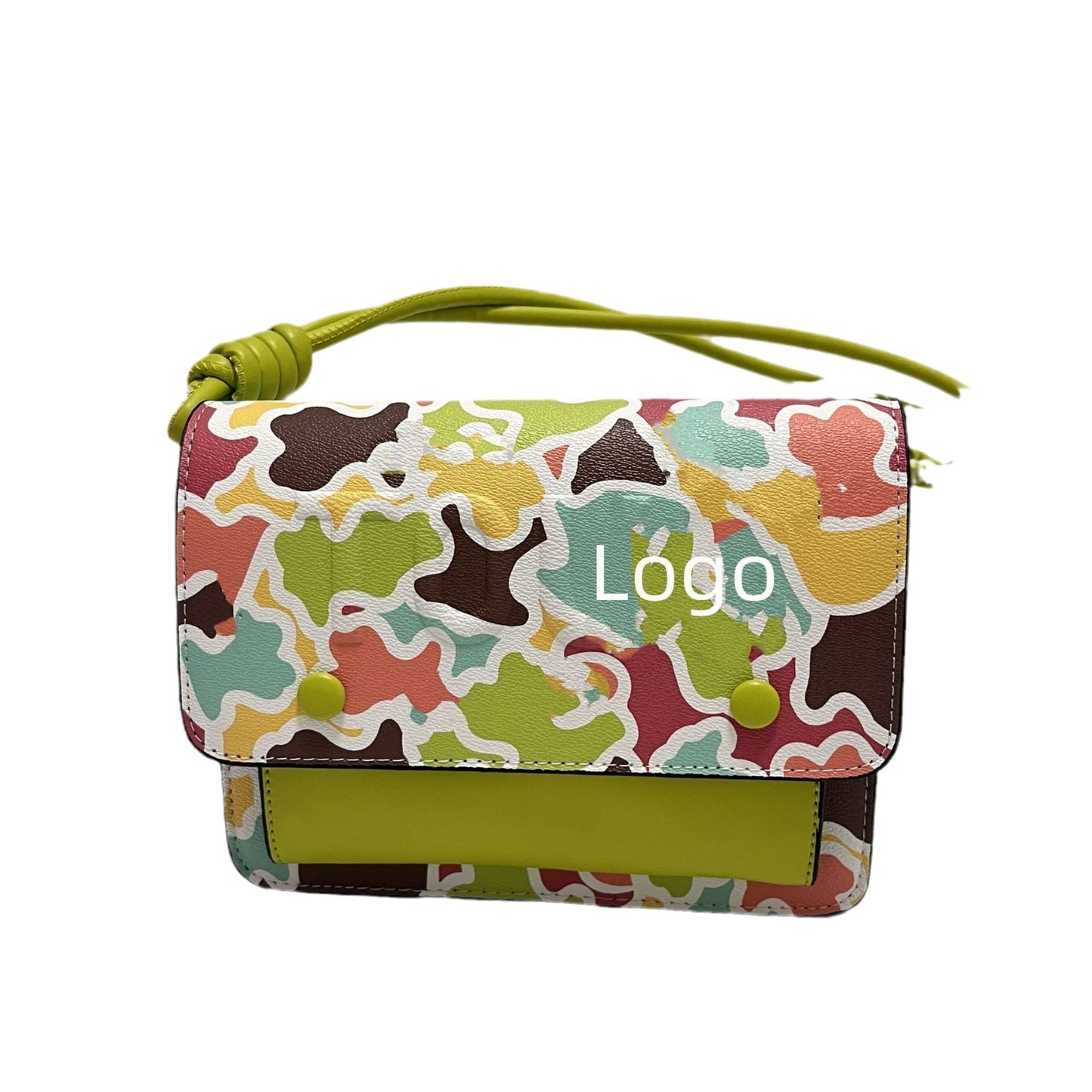 Women's Contrast Color Colorful Design Letter Fashion Bags