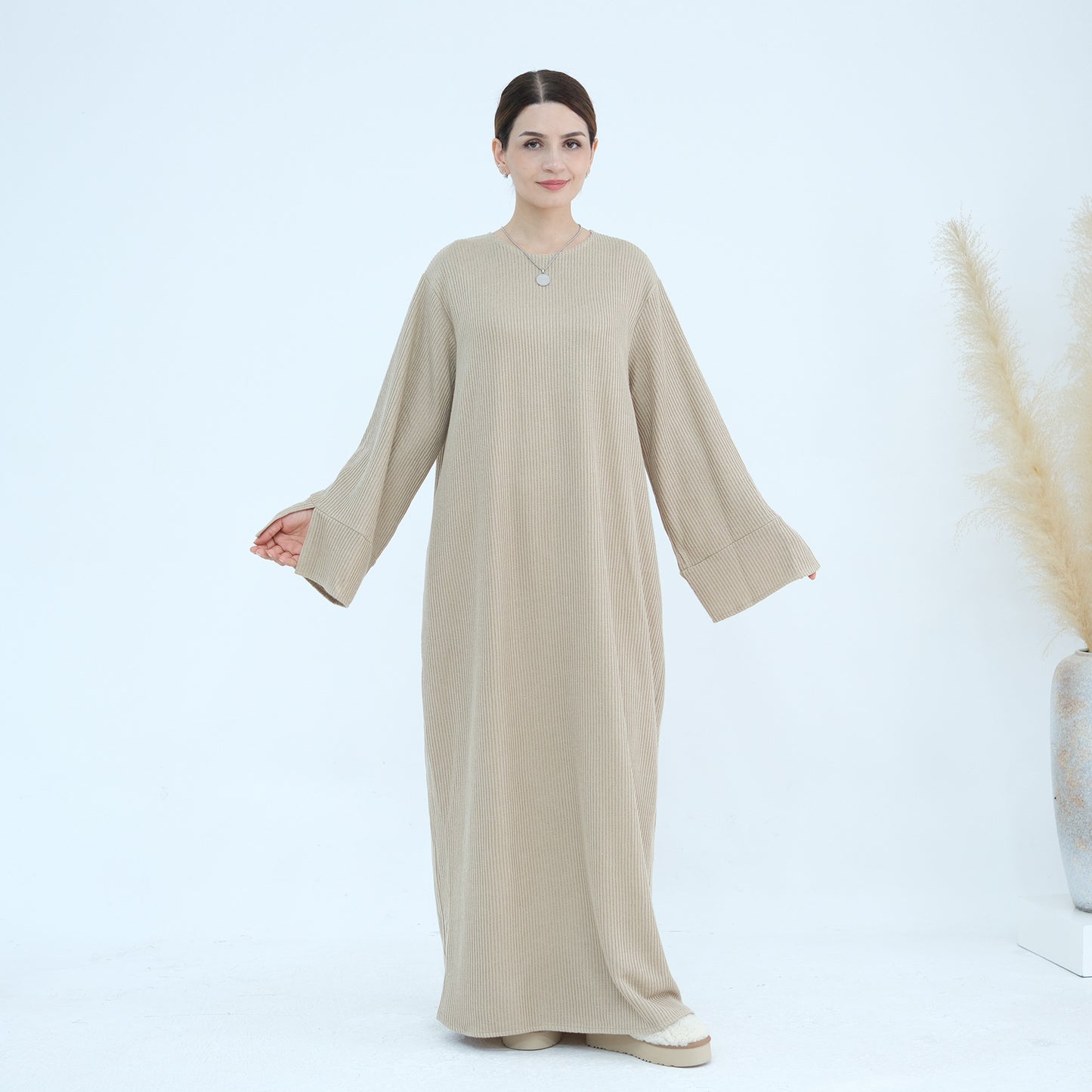 Casual Comfortable Thickened Knitting Loose Dress Dresses