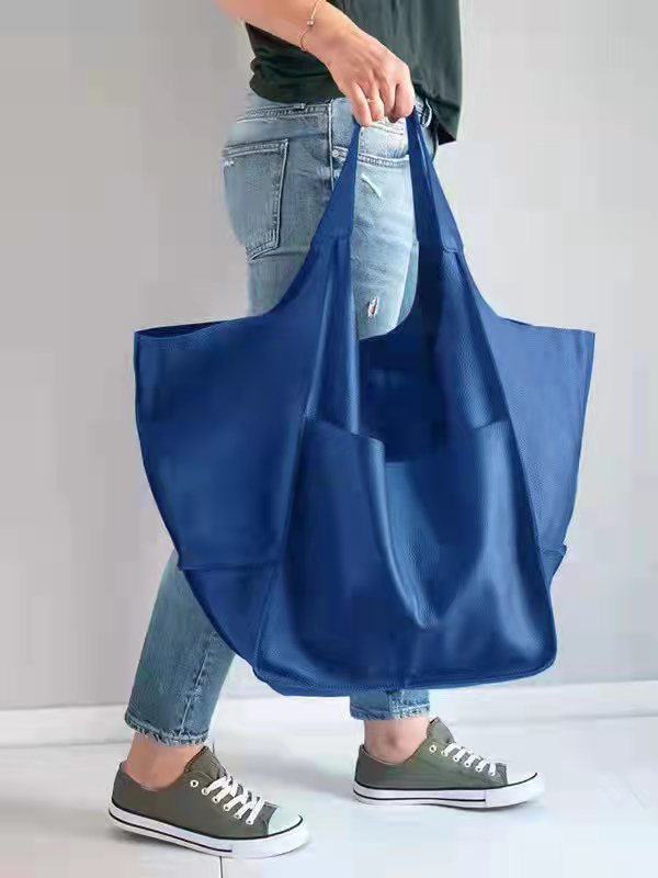 Women's Retro Simple Big Soft Leather Large Shoulder Bags