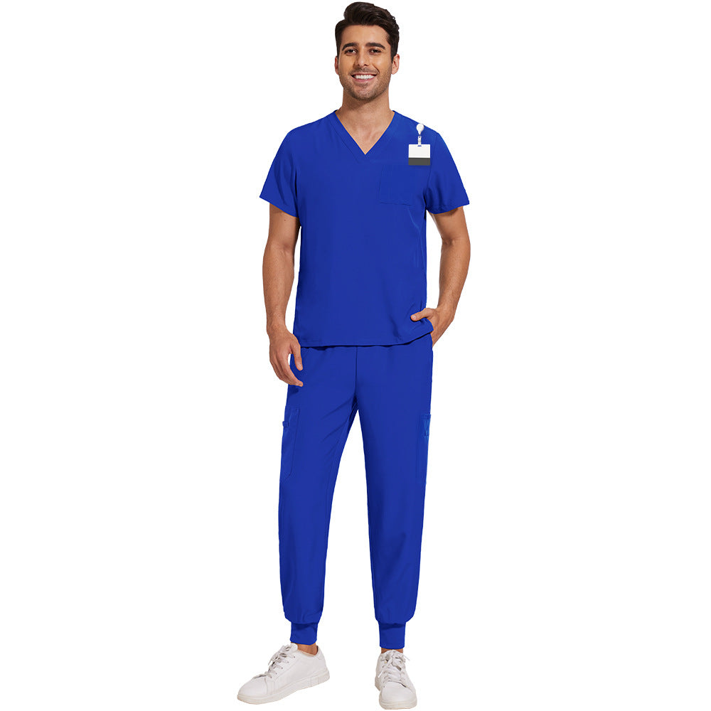 Doctors Nurses Frosted Thin Comfortable Breathable Uniform