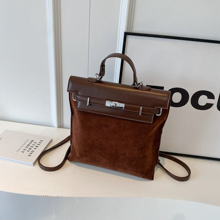Women's Portable Commuter Fashionable Niche Large Capacity Shoulder Bags