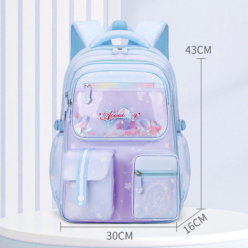 Women's Primary Korean Style To Grade Super Elementary School Students' Schoolbags