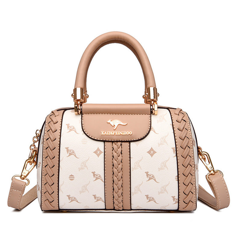 Women's Female Fashion Lady Contrast Color Handbags