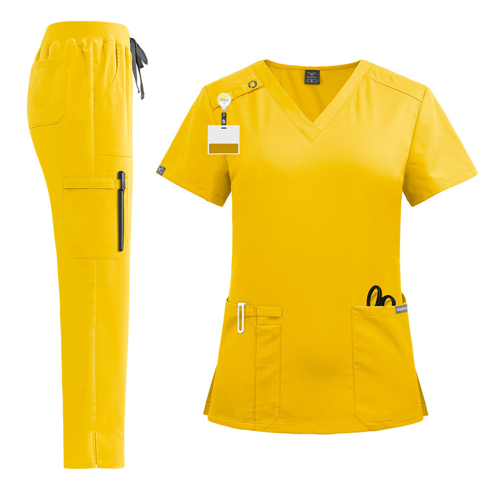 Clinic Doctor Nurse Work Clothes Hand Uniform