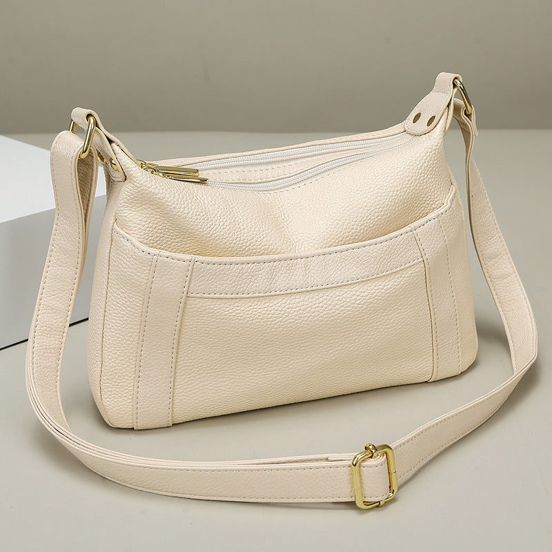Women's Source Top Layer Cowhide Genuine Leather Crossbody Bags