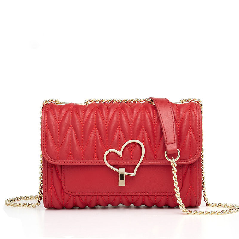 Women's Trendy Stylish Summer Cowhide Leisure Chain Shoulder Bags