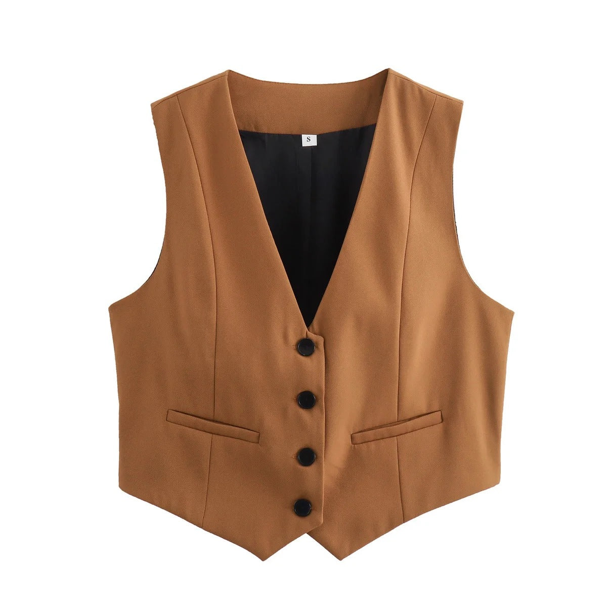 Women's Color Summer Casual Slim Sleeveless For Vests
