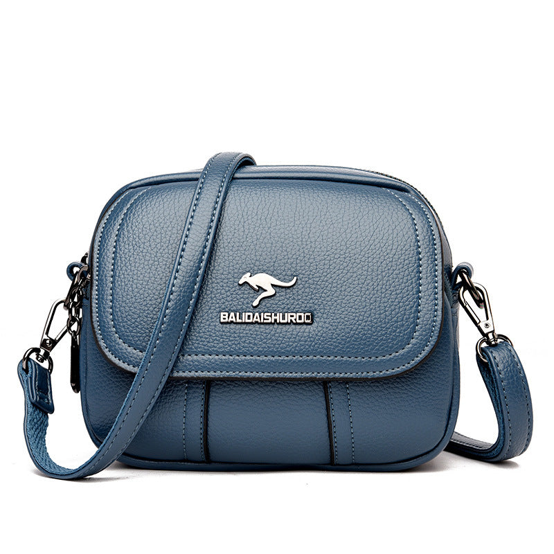 Women's Style Stitching Embroidery Thread Trendy Mother-in-law Shoulder Bags