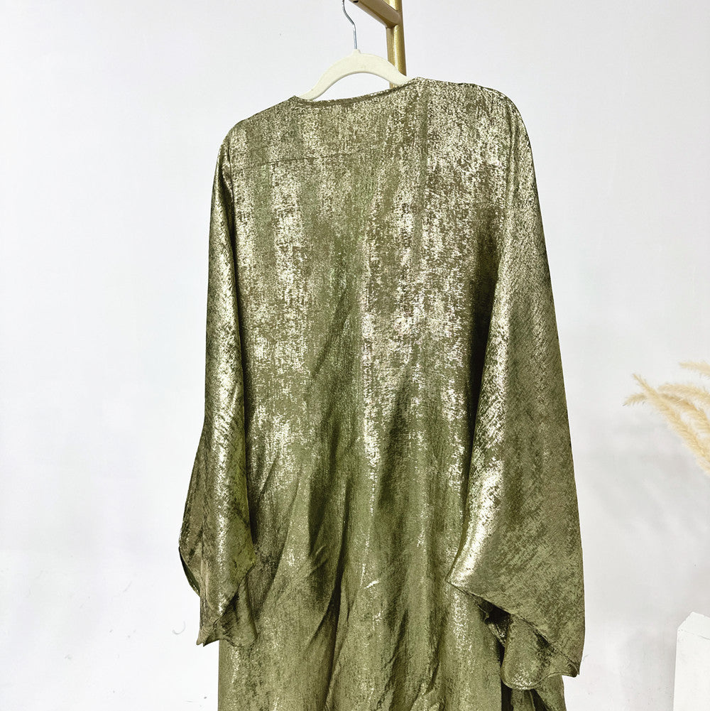 Glamorous Fashion Stitching Turkish Elegant Dress Clothing