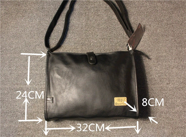 Men's Classy Trendy Simple Business Letter Shoulder Bags