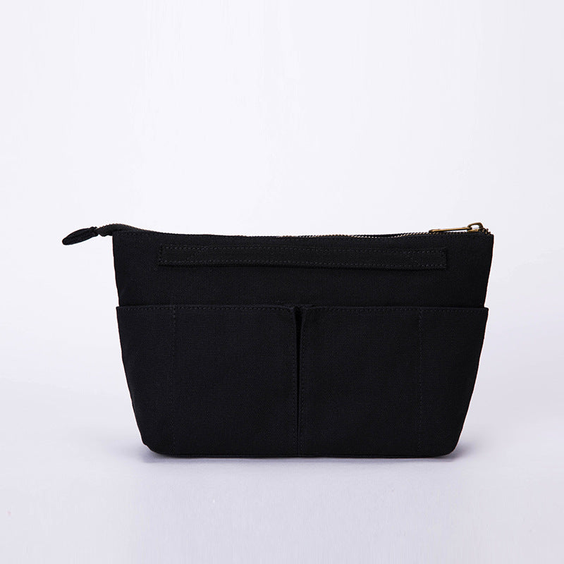 Organizing Portable Cotton Canvas Medium Liner Cosmetic Bags
