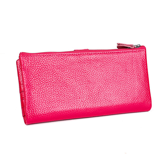 Women's First Layer Cowhide Fashion Trend Leather Ladies Wallets