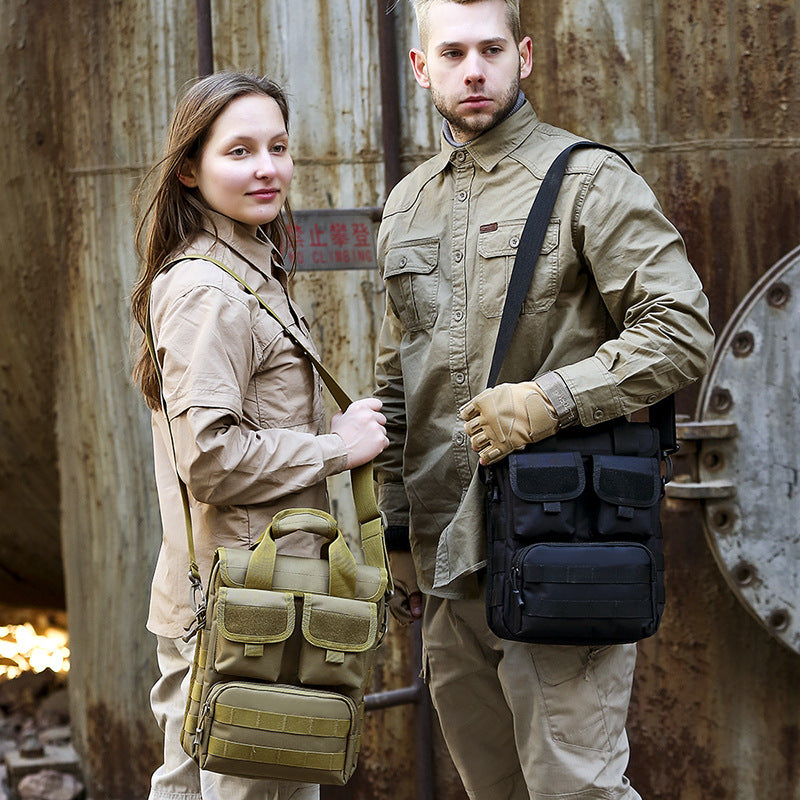Men's Tactics Army Fan Camouflage Tool Handbags