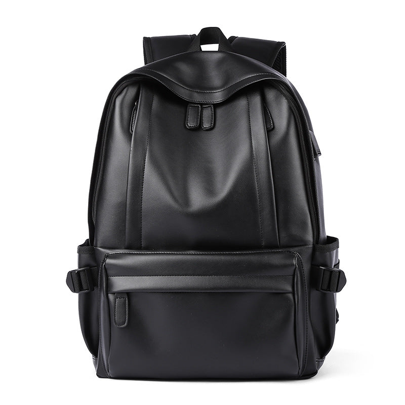 Men's Trendy Innovative Korean Male Leather Backpacks