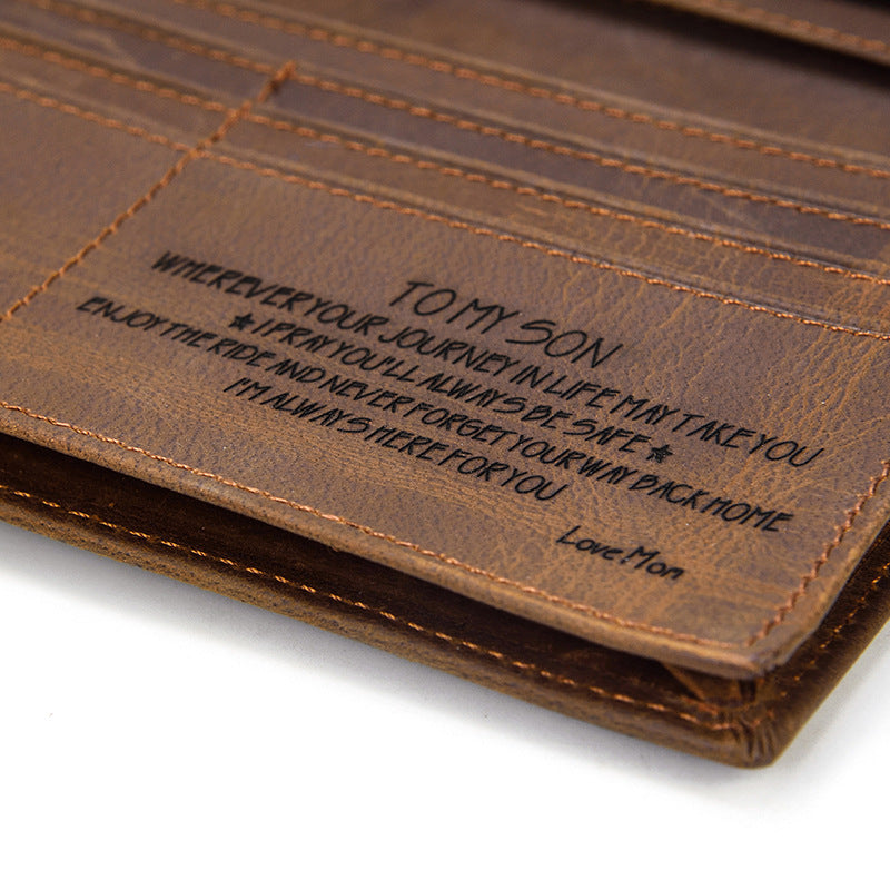 Two Fold Long Multi Slots With Men's Wallets