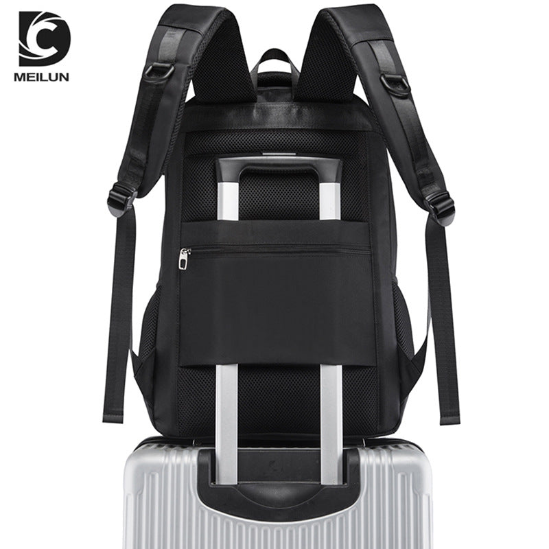 Men's Waterproof Oxford Cloth Business Korean Style Backpacks