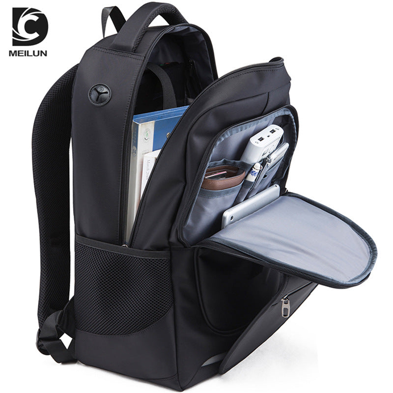 Men's Waterproof Oxford Cloth Business Korean Style Backpacks
