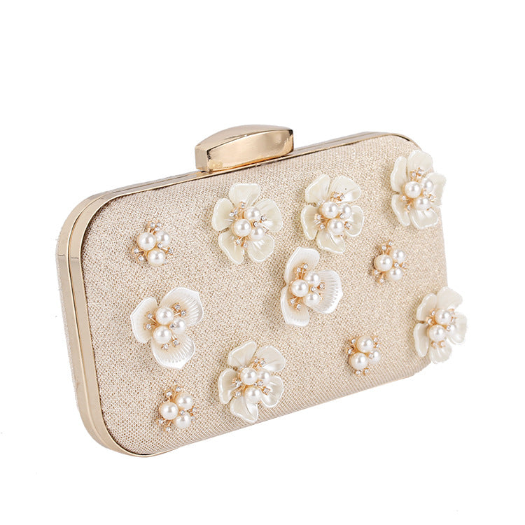 Women's Dinner Pearl Banquet Clutch Dress Evening Bags