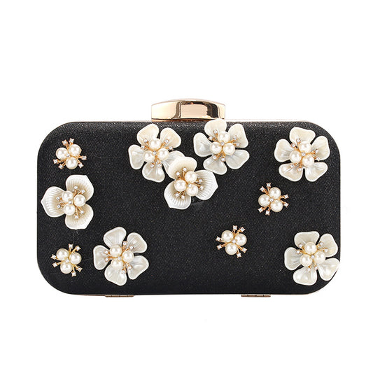 Women's Dinner Pearl Banquet Clutch Dress Evening Bags