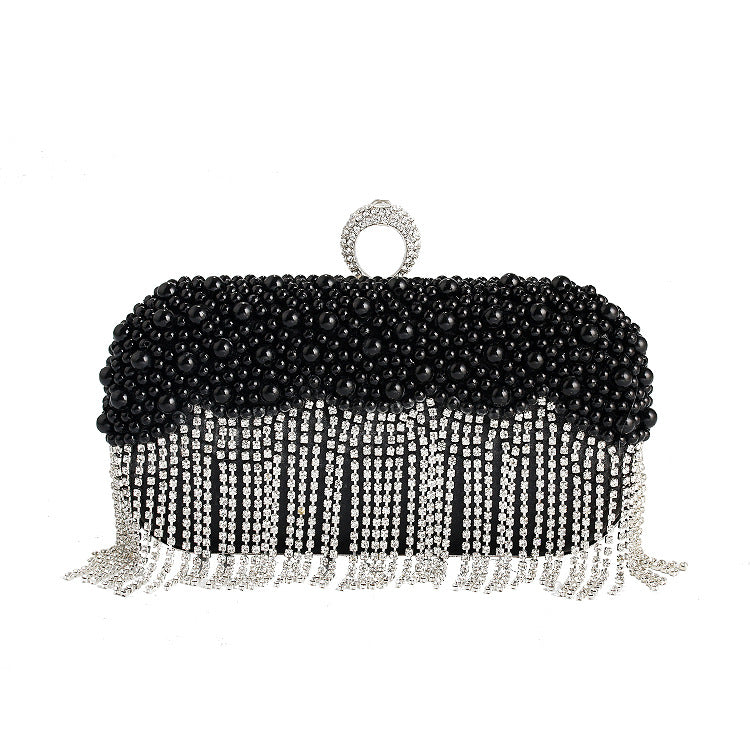 Women's Dinner Pearl Banquet Clutch Dress Wedding Evening Bags