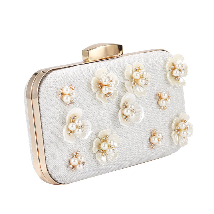 Women's Dinner Pearl Banquet Clutch Dress Evening Bags