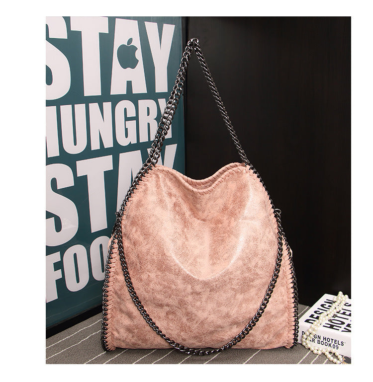 Women's Large Foldable Chain Fashion Big Shoulder Bags