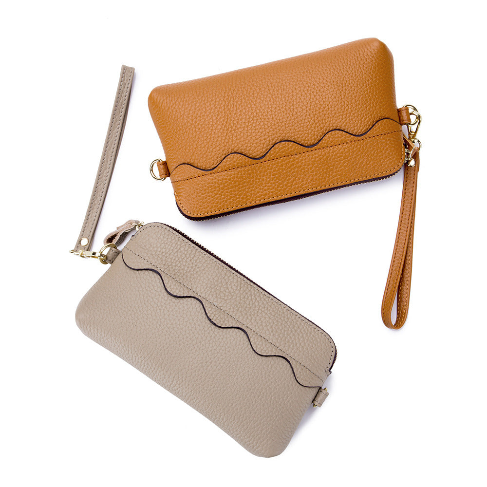 Style Cute First Layer Cowhide Wrist Crossbody Bags