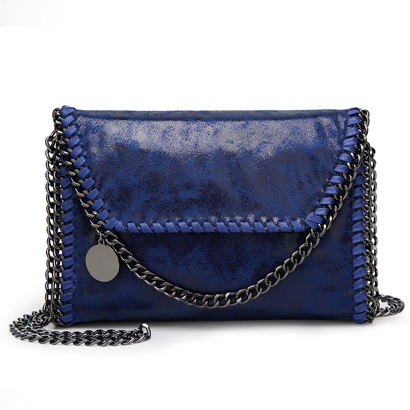 Women's Korean One Fashion Chain Size Clutch Crossbody Bags