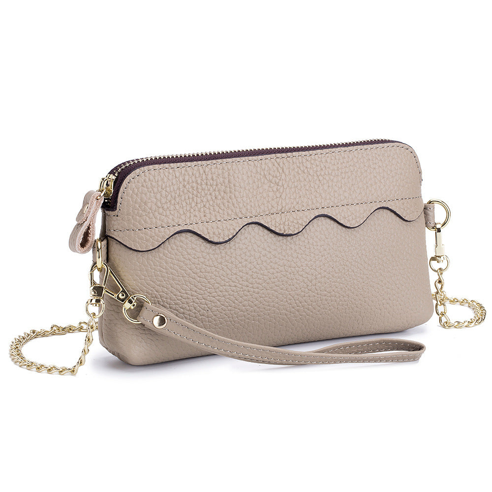 Style Cute First Layer Cowhide Wrist Crossbody Bags