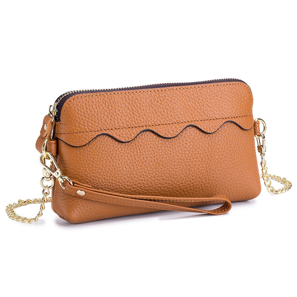 Style Cute First Layer Cowhide Wrist Crossbody Bags