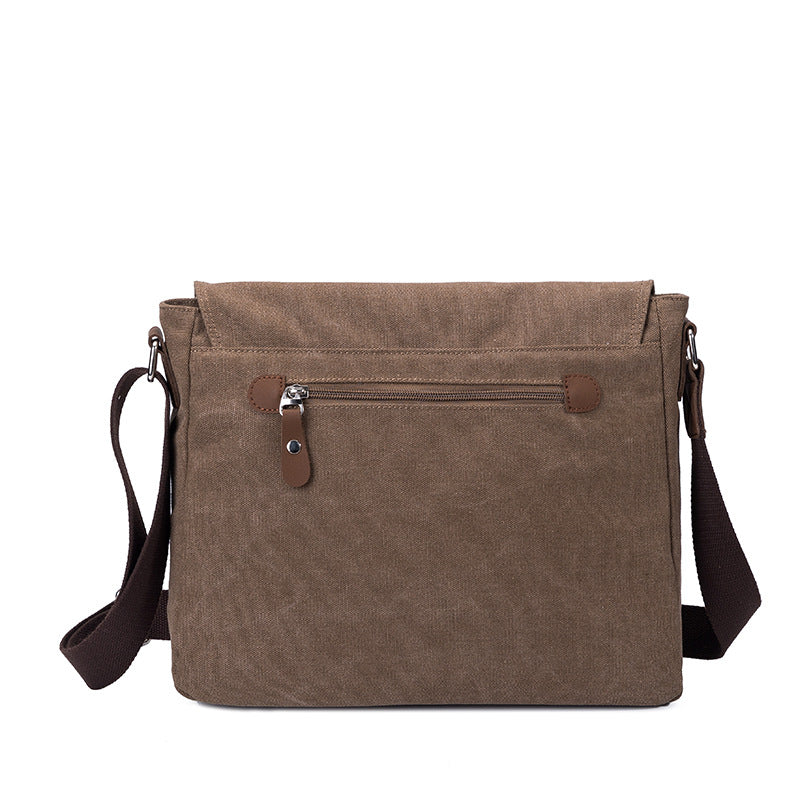 Men's Unique Beautiful Canvas Retro Poor Men's Shoulder Bags