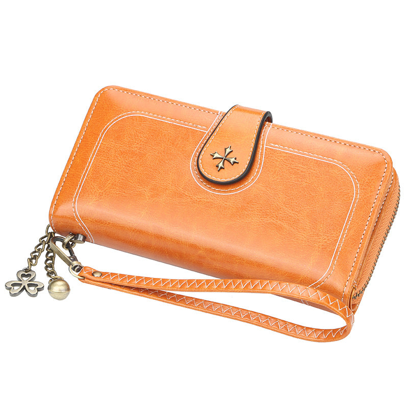 Women's Korean Style Multiple Slots Mid-length Clutch Fashion Bags