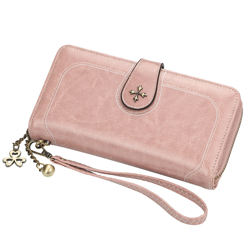 Women's Korean Style Multiple Slots Mid-length Clutch Fashion Bags